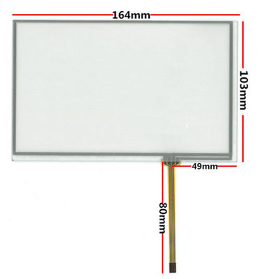 Painel novo do digitador do tela táctil da tela da escrita da resistência da polegada 164*103mm de AT070TN90 92/AT070TN83V.1 7,1