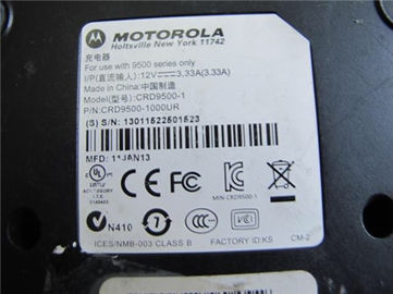 Berço original para o berço CRD9500-1000UR do carregador de Motorola MC9500